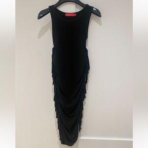 me.n.u. Girls Black Fringe Dress